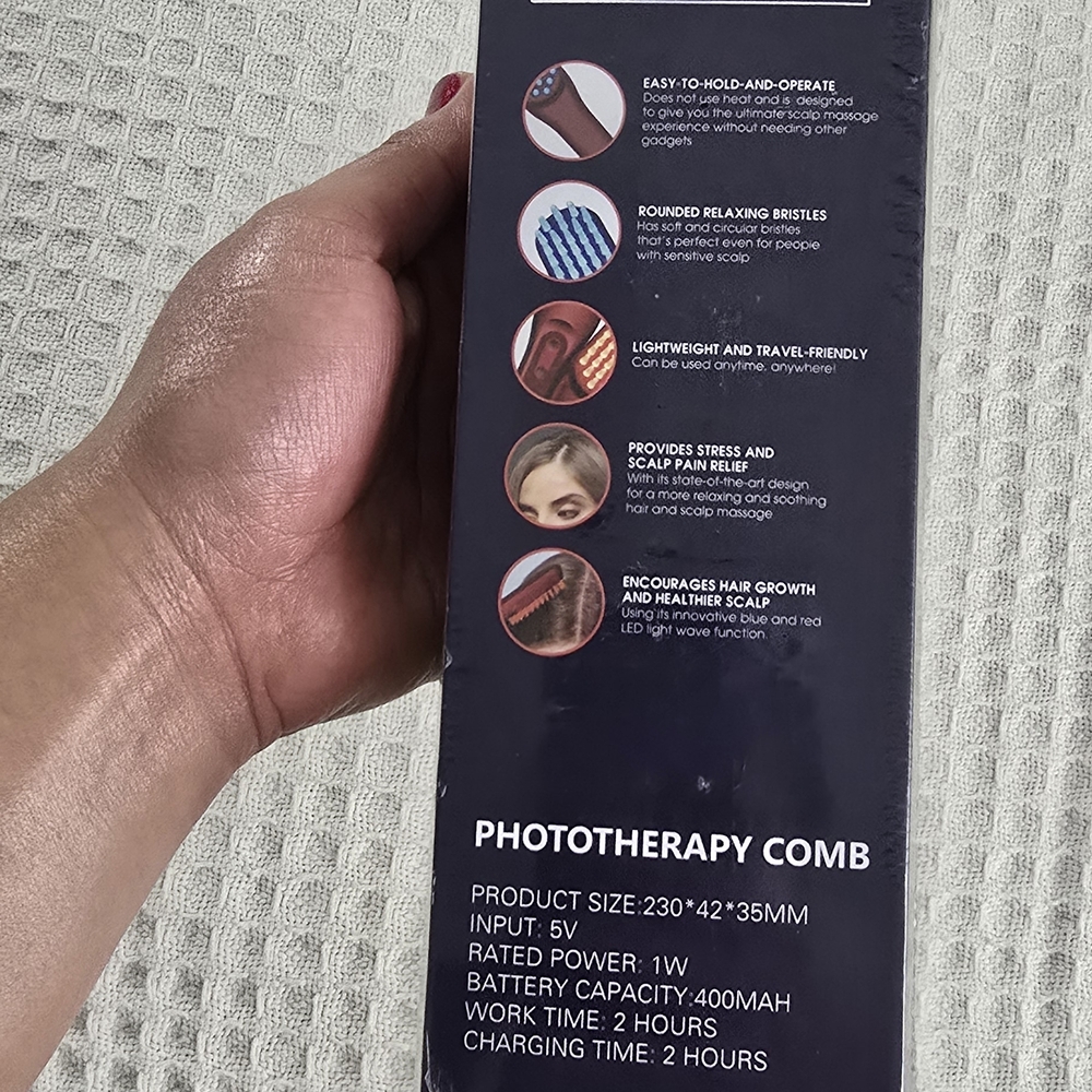 Red Phototherapy Comb - Picture 3 of 3